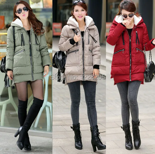 NEW loose women winter down coats Women Down Jacket Moscow