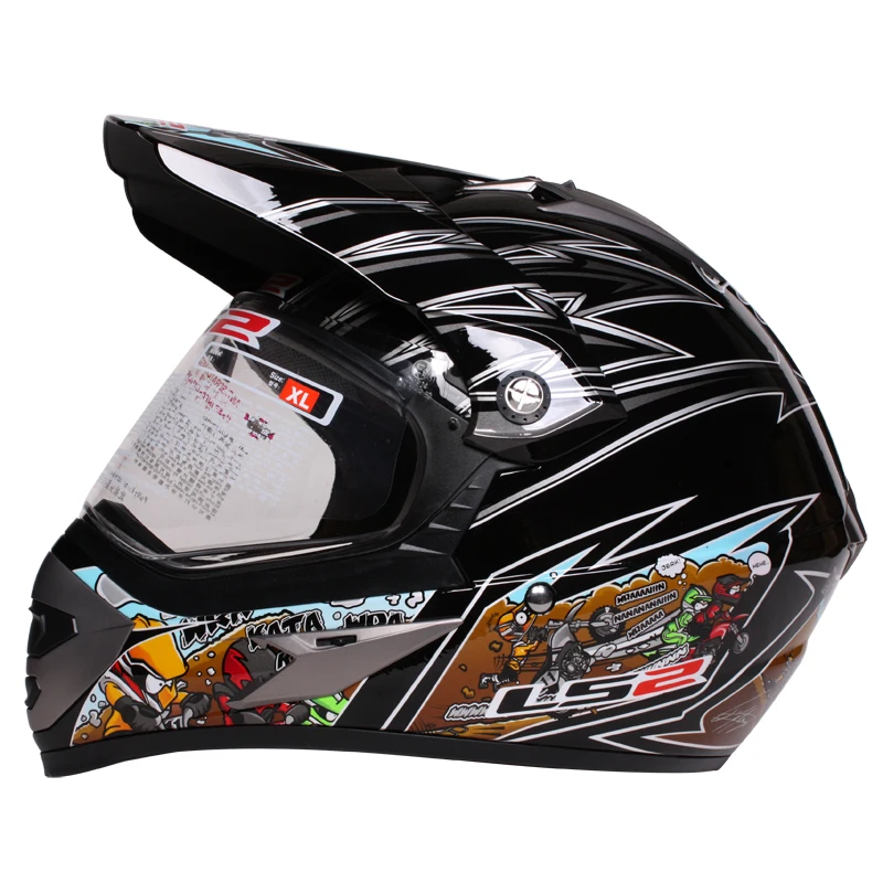 LS2 MX433 motorcycle motocross helmet 3 way helmetsClassic moto Cross Off road motorcycle Helmet ATV motocross