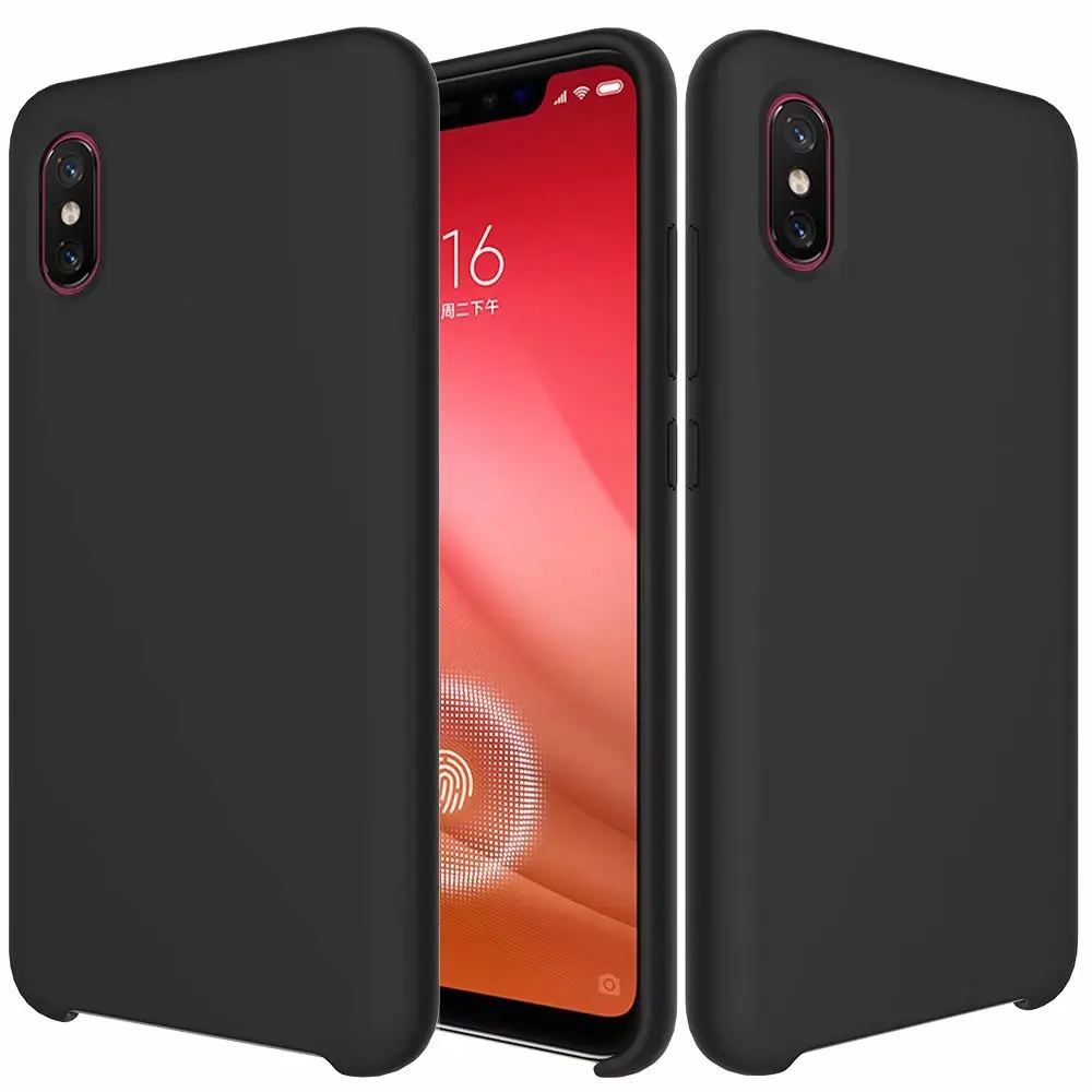 Black Оригинальные чехлы HYSOWENDLY Macaron для Redmi 5 Plus 6 6Pro, матовые силиконовые чехлы для Xiaomi 6 6X8 8Pro 8lite Mix 2 2S Max 3 Plus - Цвет: Black