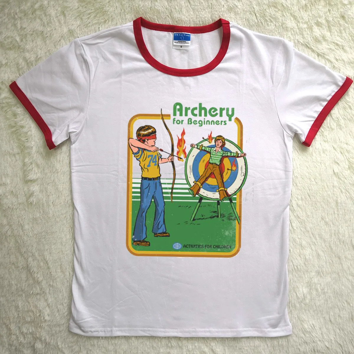 

Hillbilly Funny Women Tshirt Archery for Beginner Printed Pulp Fiction Vintage Tops Harajuku Summer Short Sleeve T shirt Women