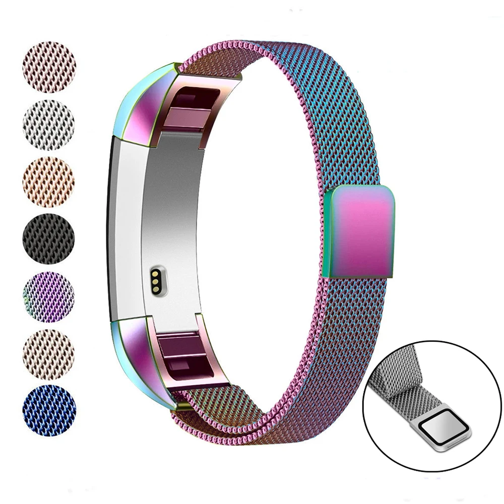 

New Replacement Stainless Steel Magnetic Milanese Band Strap Wristband For Fitbit Alta HR ACE Premium 316L Stainless Steel