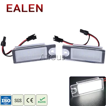 

EALEN 1Pair Car LED License Plate Lights For Volvo V70 XC70 01-07 S60 01-06 S80 99-06 XC90 03- white SMD 12V LED Lamp Bulb kit