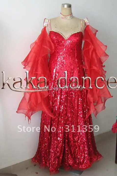 Конкурс бальных Стандартный платье(каждый цвет, ecah размер)-kaka-b219