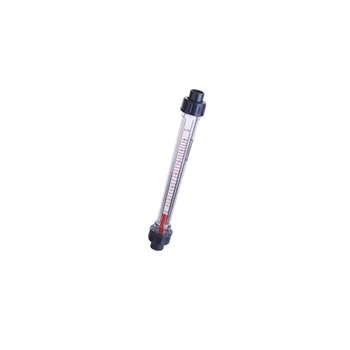 

6-60L/H 20mm Inner Diameter Socket Plastic Piping Type Liquid Float Flowmeter Water Flow Meter Rotameter Length 280mm