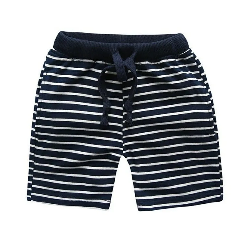 

Boys Shorts Black White Striped Summer 2 3 4 7 years Fashion Cotton Kids Boys Beach Shorts Children's Clothing Baby Short Pants