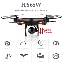 HY68W Quadrocopter Rc Drones With Camera Copter With Camera Drone Dron Altitude Hold Quadcopter Rc Helicopters Toys For children