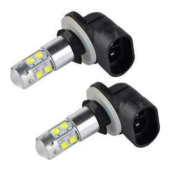

Auto Driving Daytime Running Lights DRL LED Lamp White 2Pcs DC12V Auto Led Bulb Light Lamps 881 LED Car Fog Light Bulbs