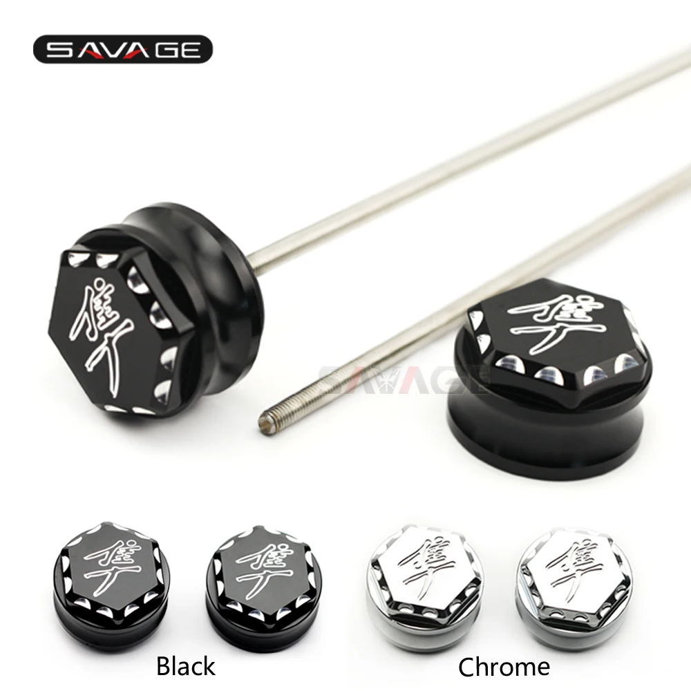 

Front Axle Cap Slider For SUZUKI GSX1300R HAYABUSA 1999-2018 Motorcycle Accessories 3D Hex Engraved Ball Cut Edge GSX 1300R