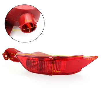 

1Pc Reflector Rear Lamp Red 1x Fog Light For Ford Fiesta 09~15 Hatchback