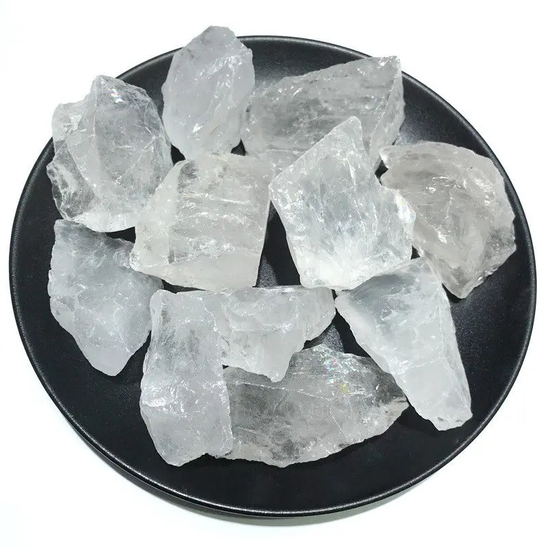 

100g Natural Mineral White Quartz Crystal Stone Rock Specimen Healing