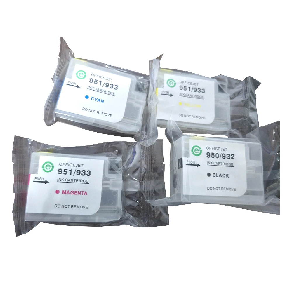 4PK 950 951 пустые многоразовые чернильные картриджи для печати Officejet Pro 8600 8610 8620 8630 8660