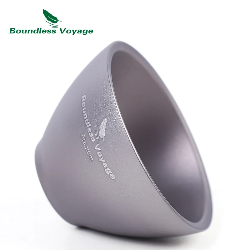 Boundless Voyage Titanium Wine Tea Sake Cup Mug Outdoor Camping Hiking Travel Picnic Whiskey Flask Flagon Tableware Drinkware