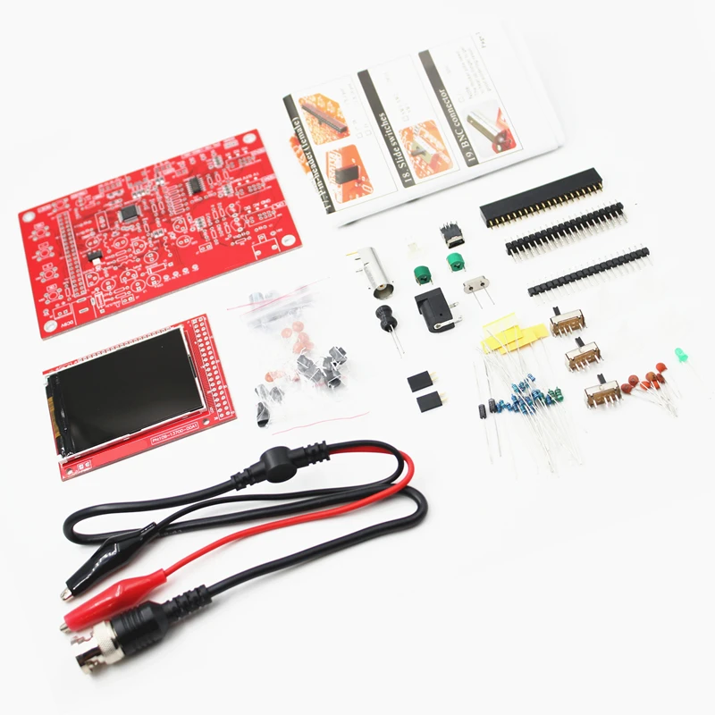 DSO 138 DIY KIT с открытым исходным кодом 2," TFT 1Msps цифровой осциллограф комплект с DIY частей+ зонд