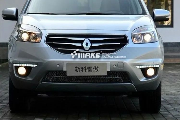  Free shipping  Waterproof 12V Car LED DRL Daytime running lights with Turn off style Relay for Rena - 32291816747
