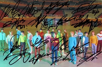 

signed NCT 2018 autographed group photo 4*6 free shipping K-POP 072018D