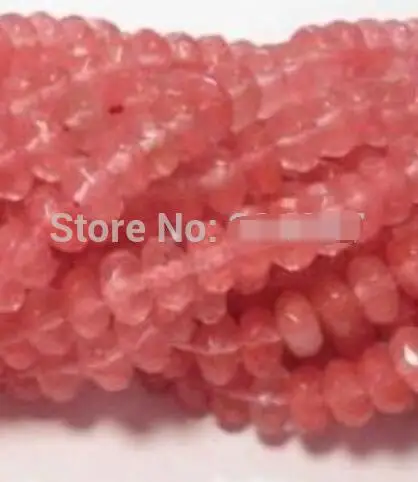 

4 x 6 mm Faceted Watermelon Tourmaline Gems Loose Beads 15 ">>> women jewerly Free shipping