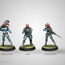 [Loong Way Miniatures] Corvus Belli Infinity 0466 NEOTERRA болты 32 мм Металлические Миниатюрные