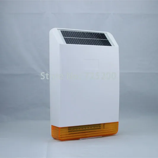 imágenes para MD-326R CON ENERGÍA Solar QUE Destella Sin Hilos Impermeable Externa Sirena con Luz Estroboscópica para Casero Sin Hilos de Ladrón Alarme Maison imágenes para MD-326R CON ENERGÍA Solar QUE Destella Sin Hilos Impermeable Externa Sirena con Luz Estroboscópica para Casero Sin Hilos de Ladrón Alarme Maison