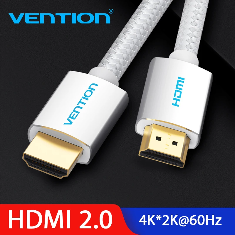 Vention HDMI 2.0 كابل 1 m 1.5 m 2 m 3 m 5 m 4 K HDMI الرقمية كابل الفيديو عالي الدقة HDMI 2160 P مع إيثرنت ل PS3 العارض LCD آبل Vention HDMI 2.0 كابل 1 m 1.5 m 2 m 3 m 5 m 4 K HDMI الرقمية كابل الفيديو عالي الدقة HDMI 2160 P مع إيثرنت ل PS3 العارض LCD آبل