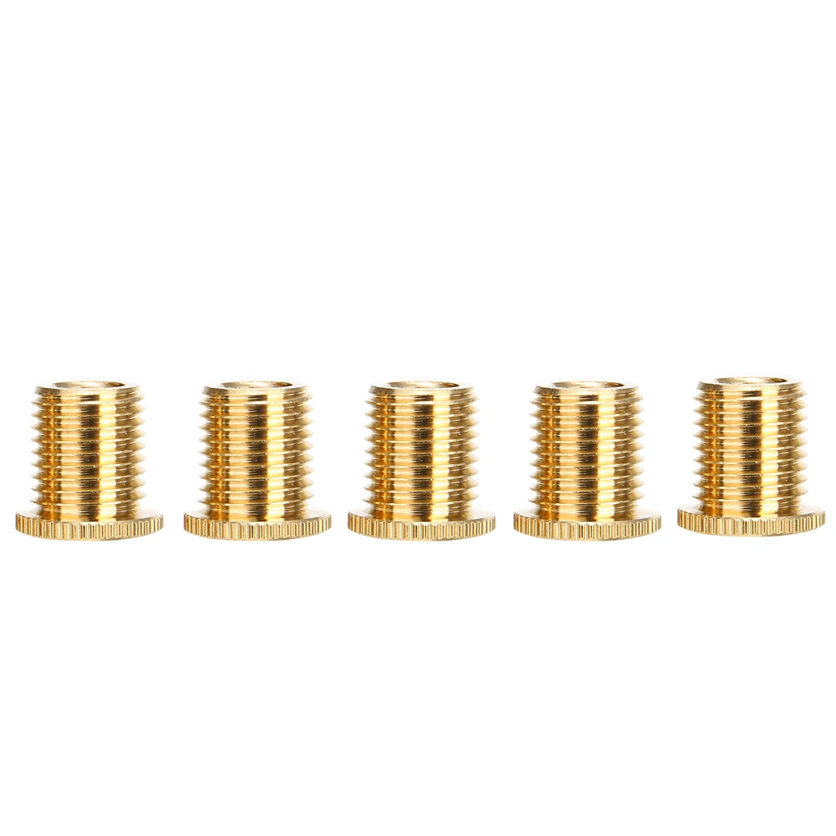 5pcs M8x1.25 Aluminum Alloy Car Auto Gear Stick Shift Shifter Knob Head Thread Screw Adapter for M12x1.25 Gear Shift Knob