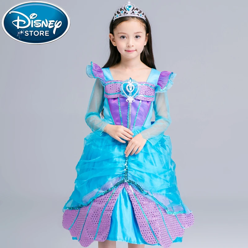 Платье принцессы Эльзы из мультфильма «Холодное сердце»; костюмы для маленьких девочек; костюм Снежной Королевы; детская одежда для костюмированной вечеринки «тролли»; fantasia vestido для детей; Милая Моана