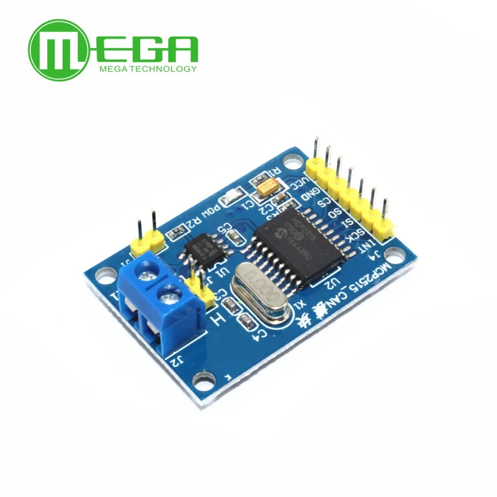 

MCP2515 CAN Bus Module TJA1050 receiver SPI For 51 MCU ARM controller
