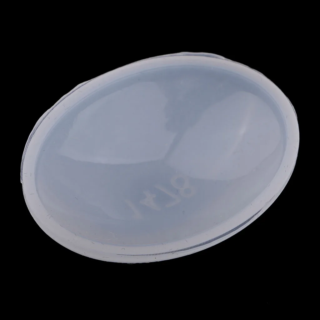 3 Pieces Silicone Oval Shape Dome Cabochon Molds Jewelry Making DIY Pendants Charms Epoxy Resin Casting Mould for DIY Embellishment Craft