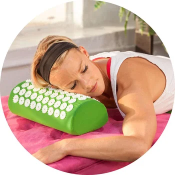 

Massager Pillow Acupressure Mat Relieve Stress Pain Acupuncture Spike Yoga Pillow TK-ing