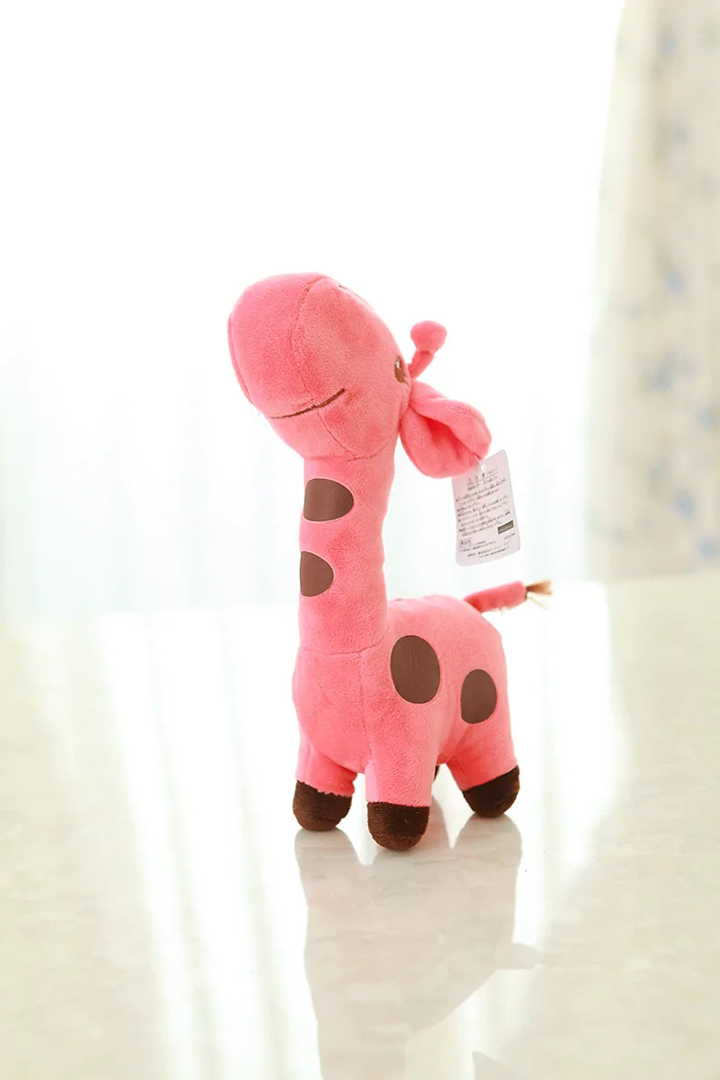 18cm Cute Baby Toys Rainbow Giraffe Plush Toys Dolls For Kids Brinquedos Kawaii Gift For Baby Christmas Gifts