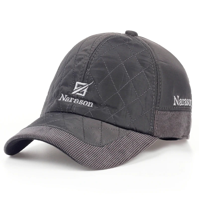 TUNICA теплая зимняя бейсболка для мужчин бренд Snapback черная однотонная шапочка, бейсбол мужские зимние шапочки ушанка хлопок