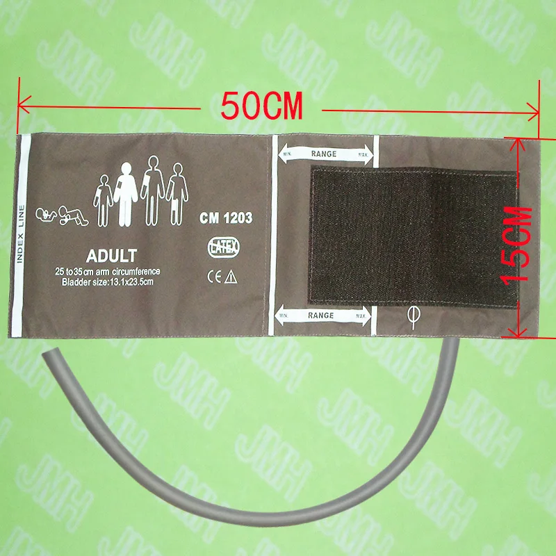 

(Increase) Reusable Adult single tube NIBP cuff of soft leather,suitable for 25-35cm arm cricumference.