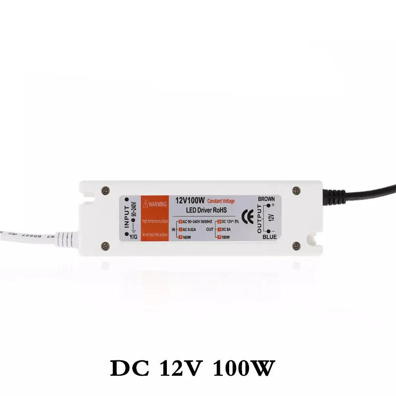 DC 12V Converter Charger Switching 18W 28W 48W 72W 100W LED Driver Adapter Lighting Transformer Power Supply For LED Strip Light