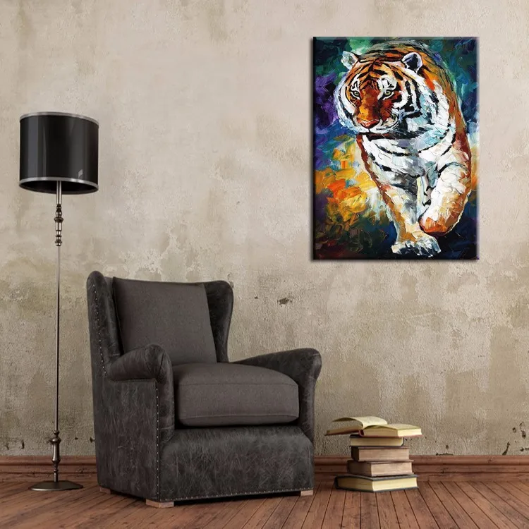 tiger oil painting