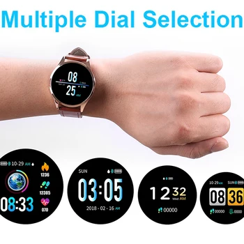 

Metal Smart Bracelet Glass Big Screen Multiple Dial IP67 Smart Band Heart Rate Ladies' Physiological Reminder Smart Wristband
