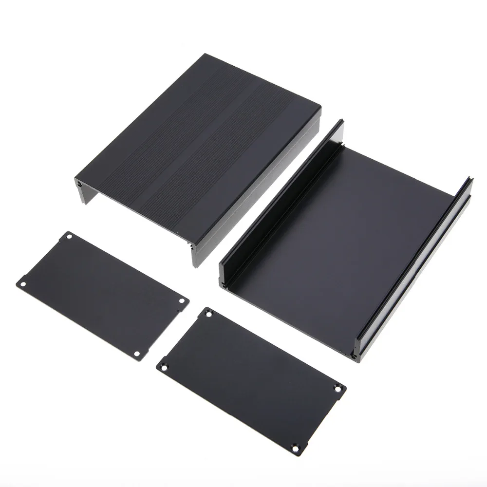 High Quality Aluminum Box Enclosure Case Circuit Board Project Electronic Black 150*105*55mm For Data Board Power Supply Units