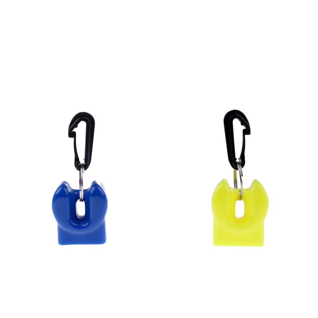 2 шт Премиум-силикон стандартный дайвинг бесплатно дайвинг погружение держатель для мундштука и защелкива-различные цвета синий, желтый