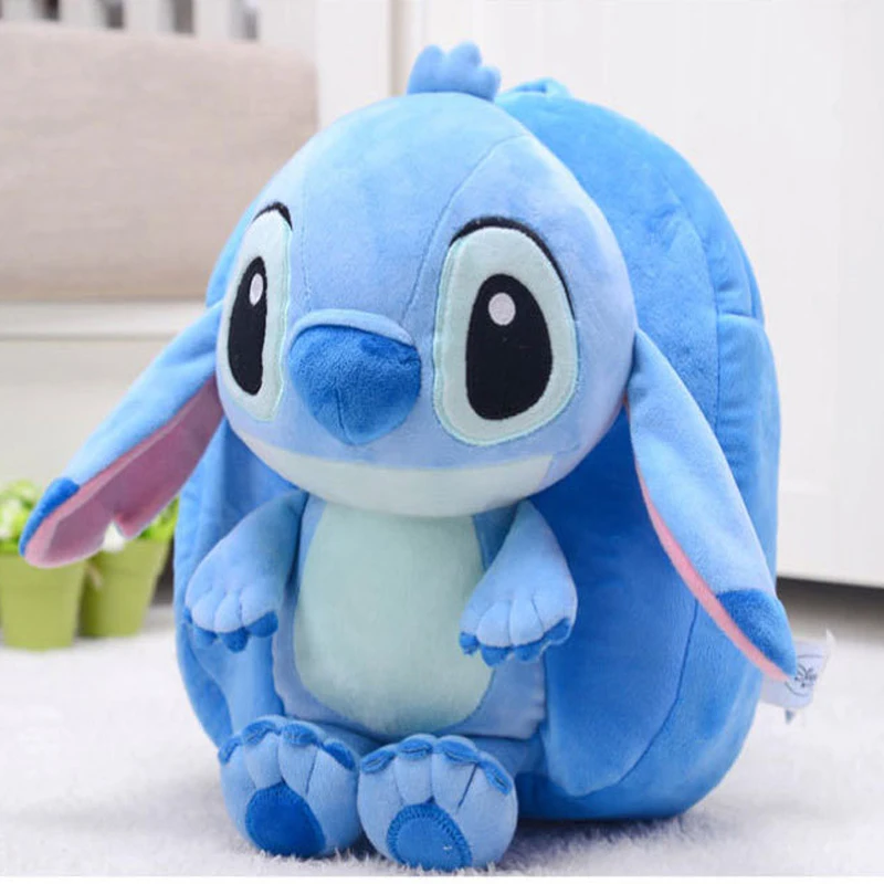 30 см disney Стич плюшевые рюкзаки Микки Маус сумка для детей школы Peluche куклы девушки сумка бренд мягкие игрушки