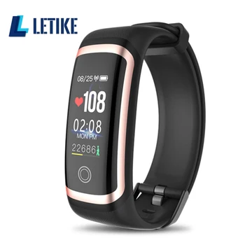 

Letike Fitness Tracker M4 Smart Bracelet Heart Rate Monitoring Calorie Waterproof 0.96"2.5D curved surface glass Smart Bracelet