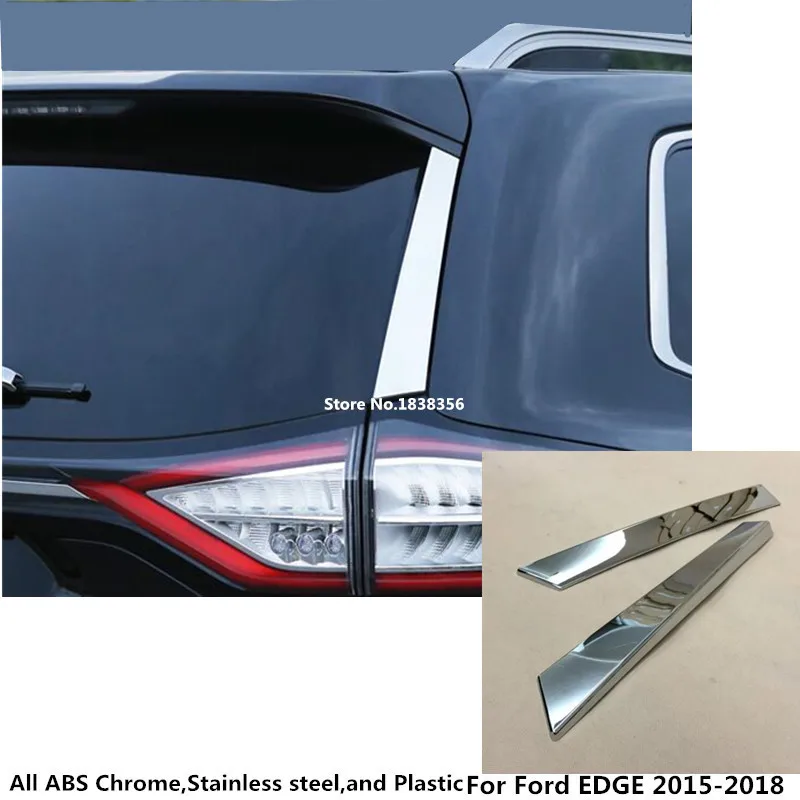 For Ford EDGE 2015 2016 High quality Car body styling chrome ABS Rear