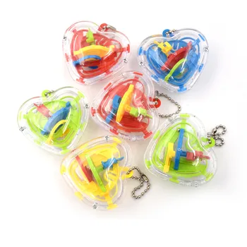 

50 Barriers 3D Mini Magic Intellect Maze Ball Kids Children Balance Logic Ability Puzzle Game Educational Training Tools