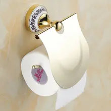Держатель рулона туалетной бумаги Континентальный античный золотой ящик для ванной держатель туалетной бумаги туалетная бумага