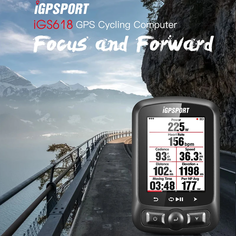 

IGPSPORT ANT+GPS IGS618 Waterproof Bike Bicycle Computer Bluetooth Wireless Stopwatch Speedometer Cycling Speedometer Computer