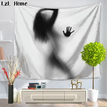 

LzL Home High Quality Multifunctional Sexy Woman Tapestry Creative Home Decor Wall Blankets Wall Hanging Mandala Tapestry Hippie