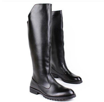 mens black tall boots