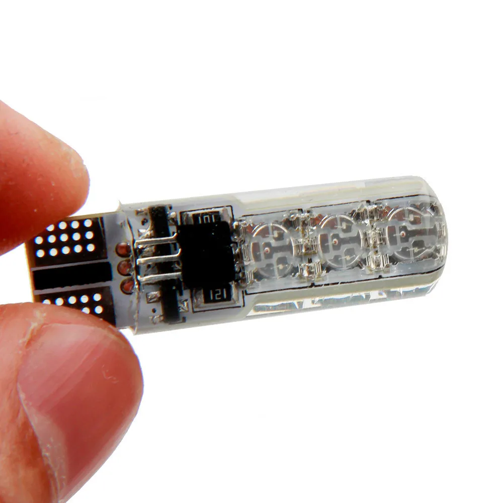 Автомобильный габаритный фонарь T10 W5W светодиодный RGB для Toyota Camry Corolla Prius C выше Prado