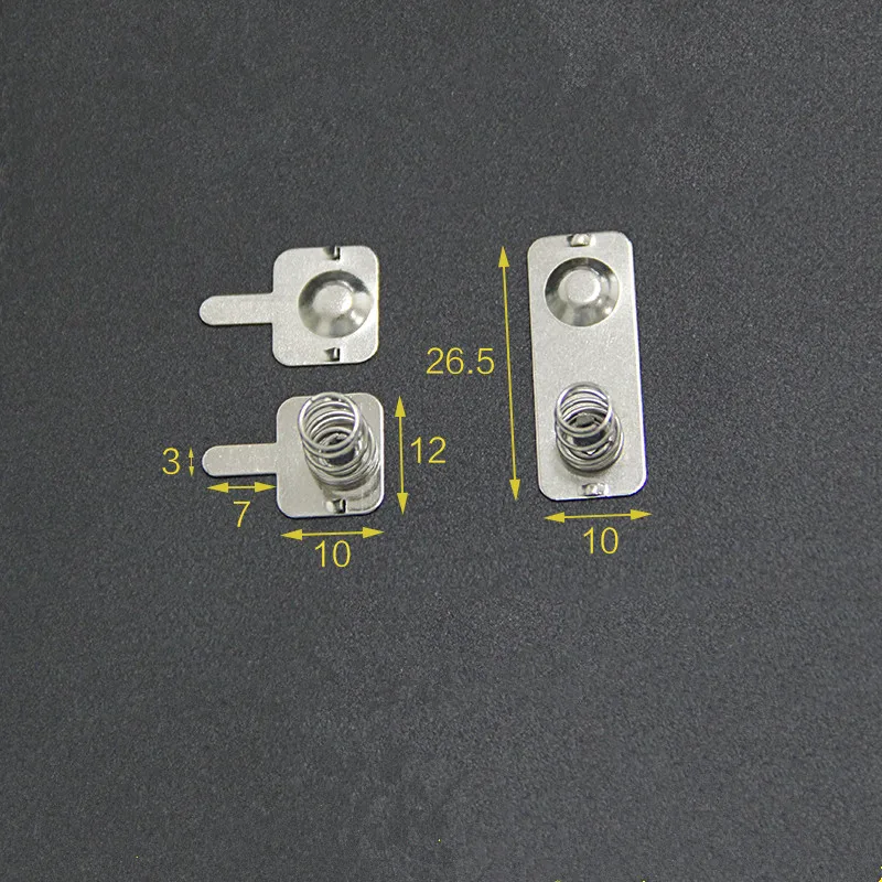 

50PCS Custom Made AA Battery Spring Contact with Nickel Plated For Remote Control