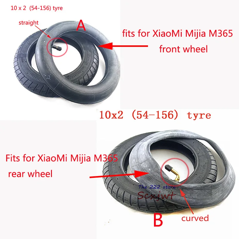 

10 Inches Xiaomi Mijia M365 Electric Scooter Tire New Version Tyre Inflation Wheel Tyre Inner Outer Tyre for Xiaomi M365 Scooter