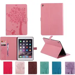 Кошка и дерево из искусственной кожи Smart Cover для Apple Ipad pro Чехол для Apple Ipad pro 9,7 'Tablet крышка с магнитным Авто проснуться сна