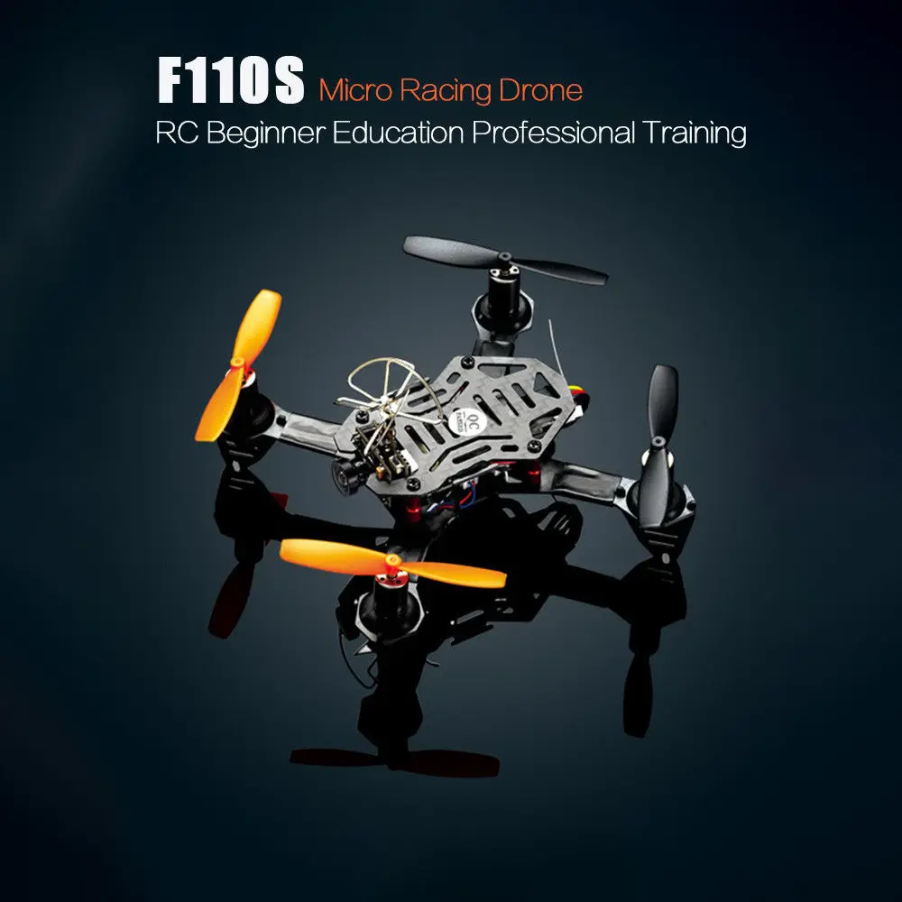 

Micro Racing Drone F110S W/ 5.8GHz 40CH 200mW VTX Camera R6DSM W8Z5 Helicopter Remote Control Selfie Drone