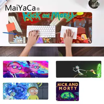 

MaiYaCa 2018 New rick and morty funny cartoon anime gamer play mats Mousepad Rubber Mouse Durable Desktop Mousepad